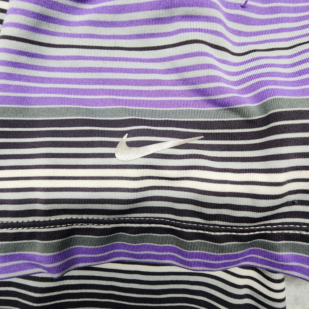 Nike Polo Shirt Golf Men's XL Tour Performance Striped Short Sleeve Hombre Golf - Picture 7 of 12